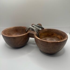 Double Dip Serving Bowl